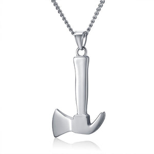 Stainless Steel Fire Axe Necklace