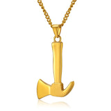 Stainless Steel Fire Axe Necklace