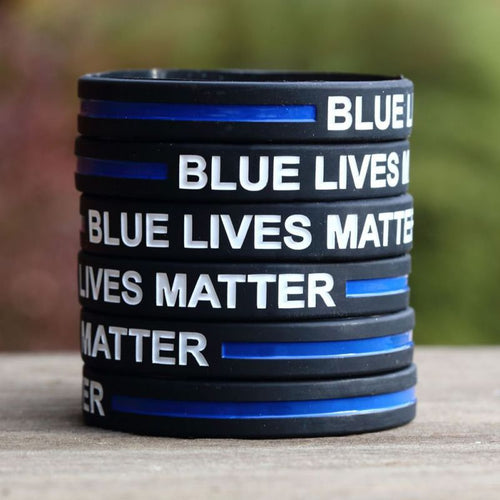 Blue Lives Matter Wristband