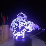 Acrylic Army Soldier USB Nightlight