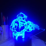 Acrylic Army Soldier USB Nightlight