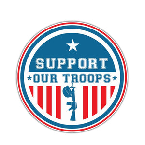 Support Our Troops PVC Sticker